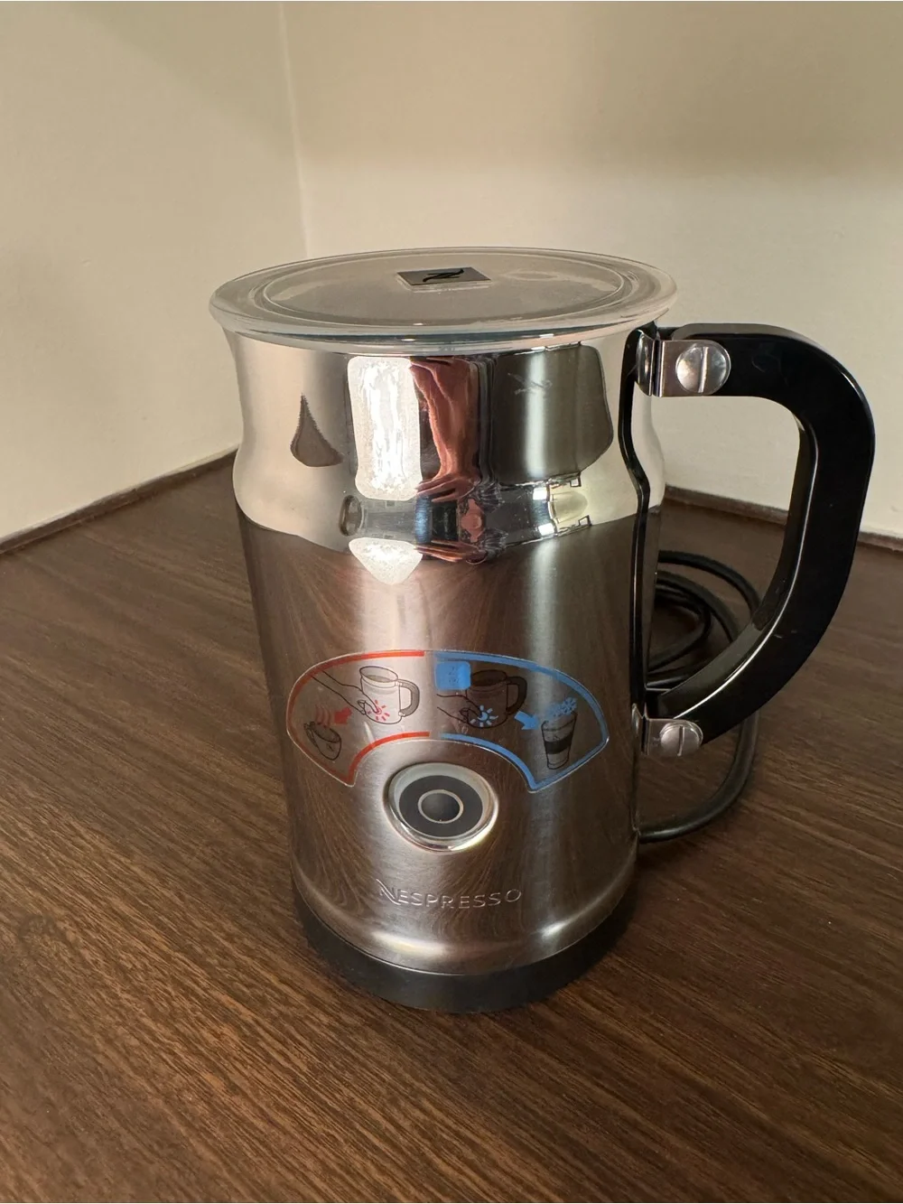 Nespresso Aeroccino+ Plus 3192-US Stainless Electric Milk Frother